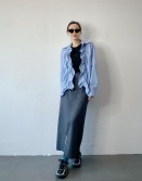Blue Pin Stripe 3D Shirt #250413